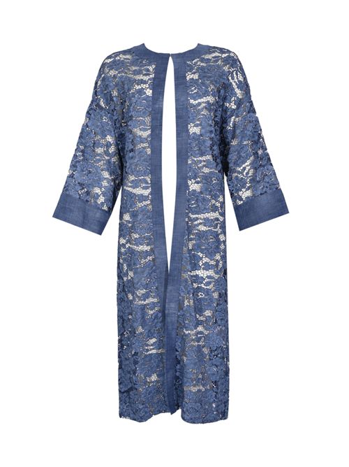 Kimono in pizzo di misto cotone Clips | E608 973600038